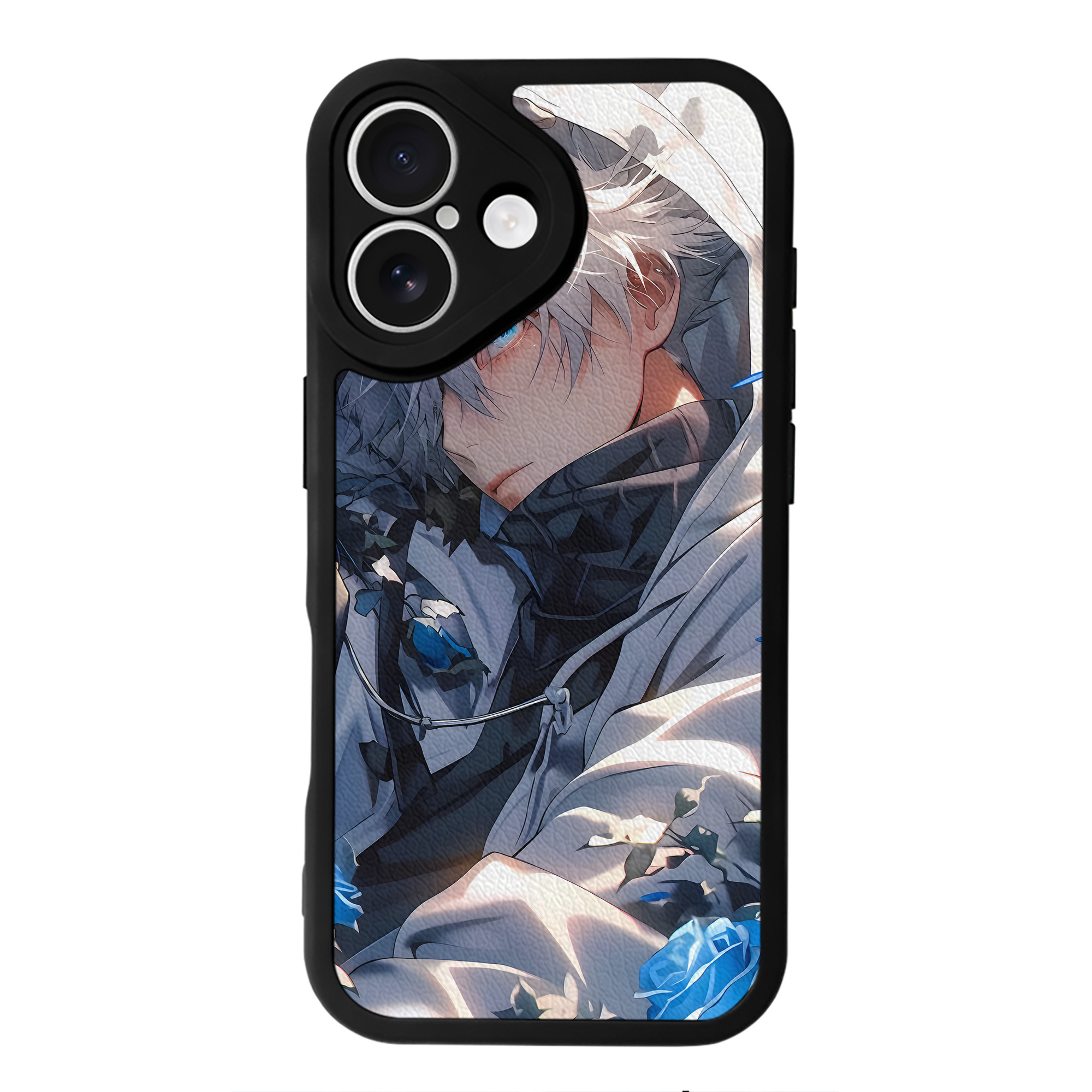 （画像用） 呪術廻戦 Jujutsu Kaisen 【iPhone 16シリーズ対応】シリコンスマホケース（レザー調） 材質：シリコン